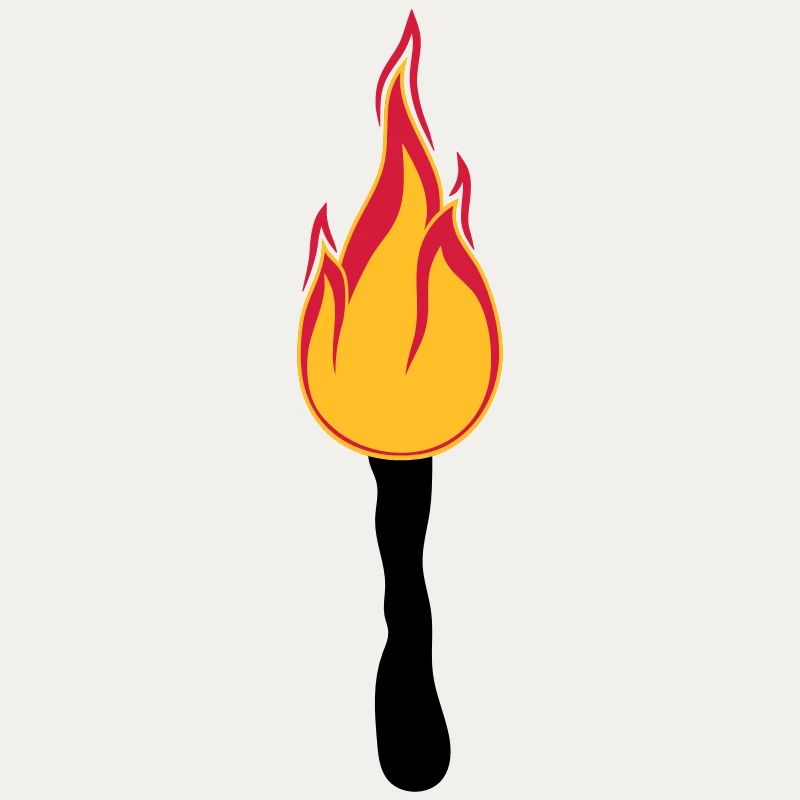 torch night walk light bright fire flame heis