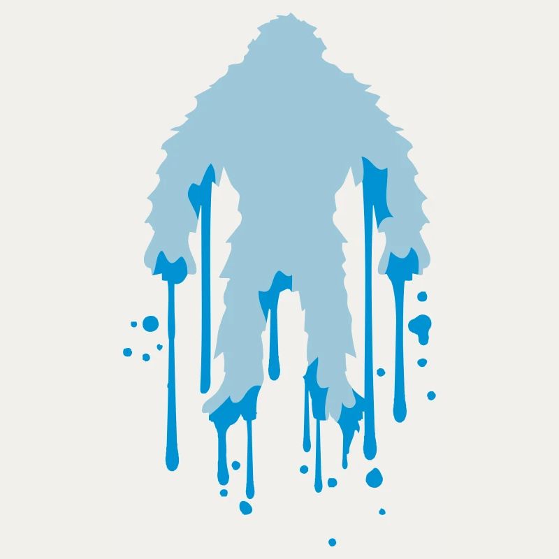ice wet melt graffiti drops stamp color