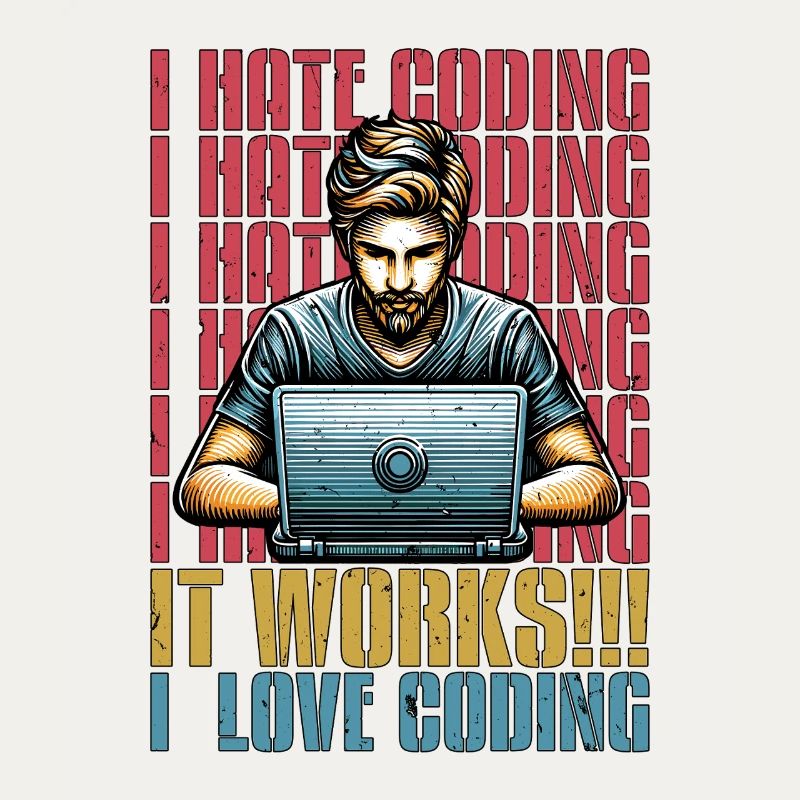 Coder I Hate Coding Developer Technology Coders
