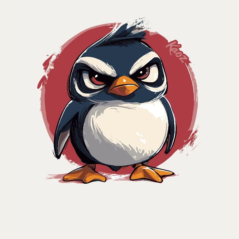 Schlechte-Laune-Pinguin