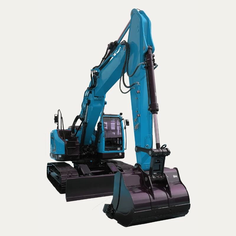 Bagger blau