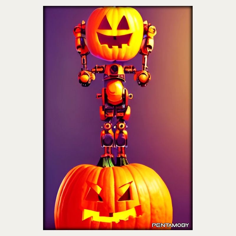 Robots Halloween Future Technology Science