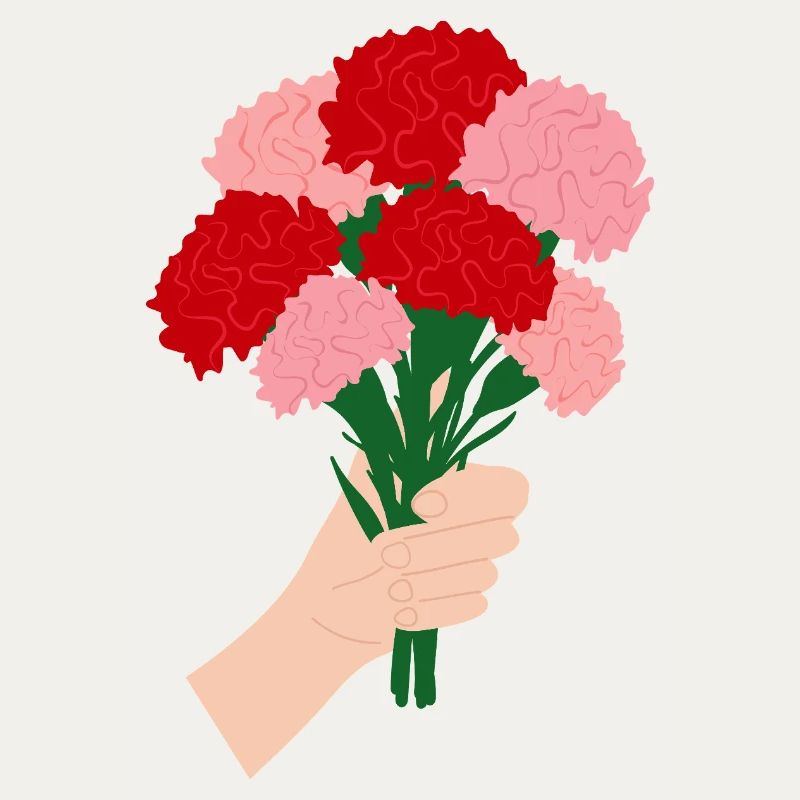 Pour vous- Fleur d’œillet rouge3