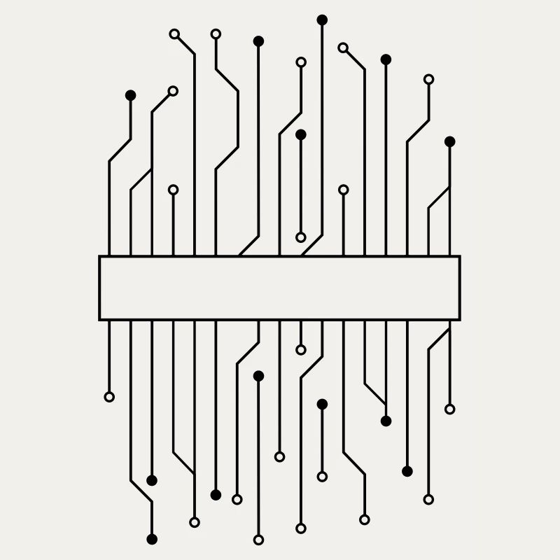shield frame text circuit wire data microch