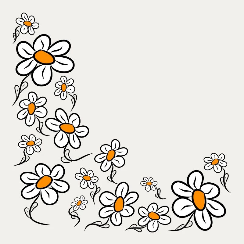 Gänseblümchen Margeriten Blumenranke Blume blumig
