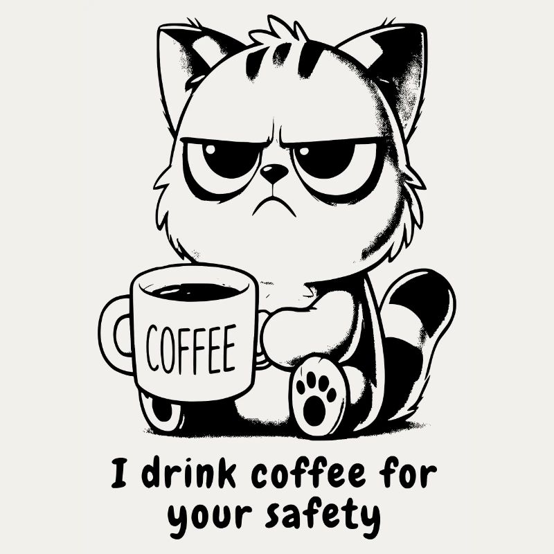 Crumpy Cat with Caffee