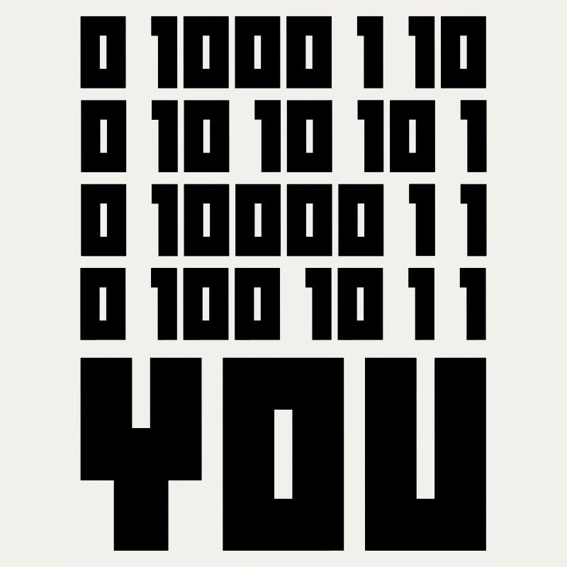 Binärcode F**k YOU – Geek Code & Nerd Humor