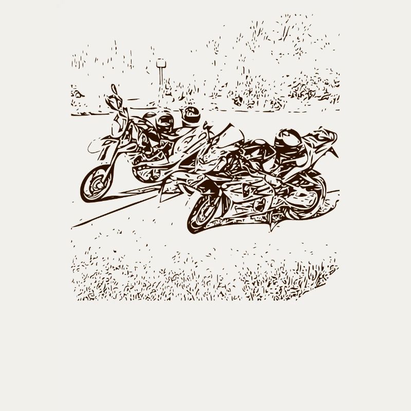 Abstract motorcycle design