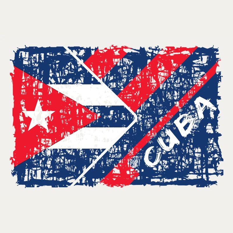 Cuba Flags Design / Gift North America