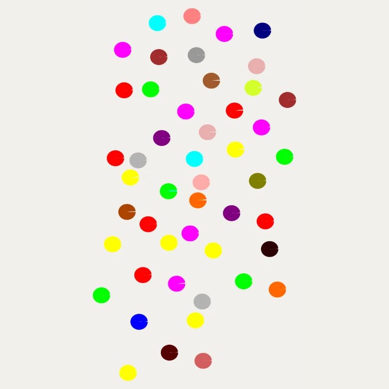 Colorful confetti patterns for festive occasions