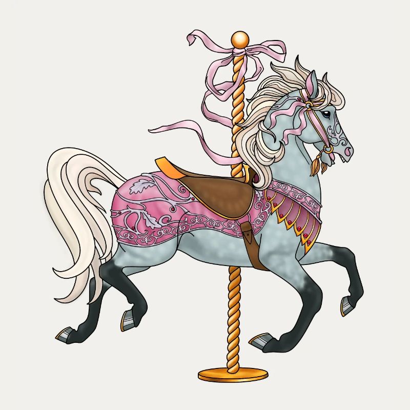 Karussellpferd