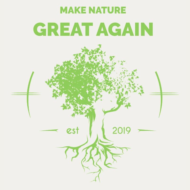 make nature great again climate protection nature trees