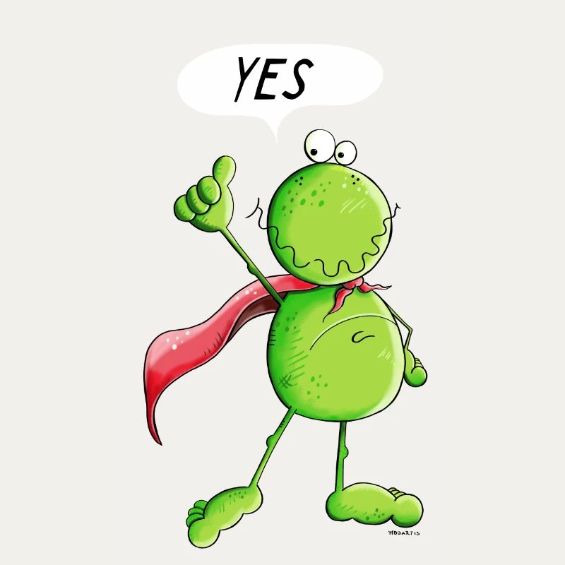 Super Frog - Frogs - Comic - Cartoon