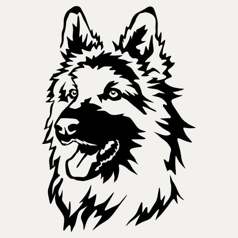 Deutscher Schäferhund Kopf