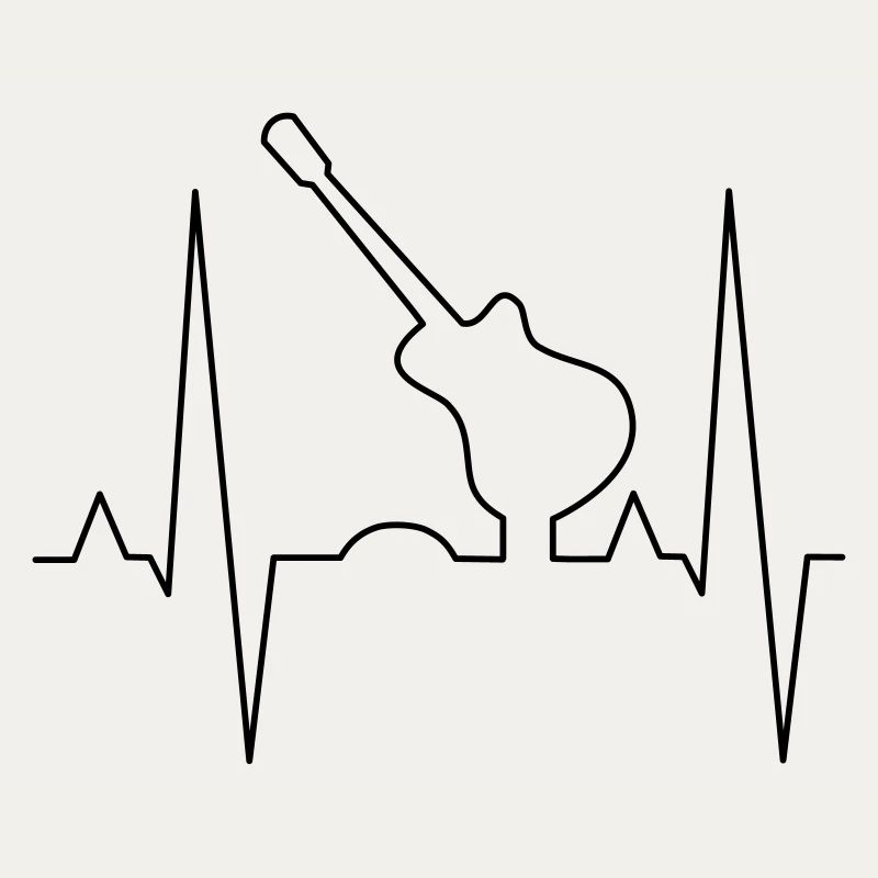 Conception d’impression de guitare