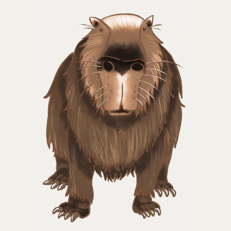 Capybara rigolo
