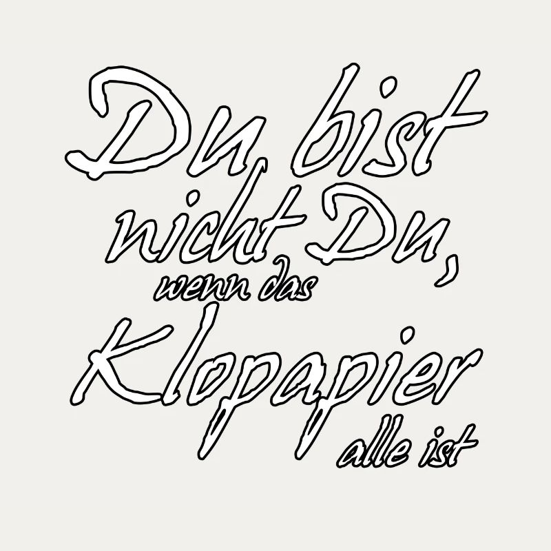 Klopapier lustig Spruch Virus Statement