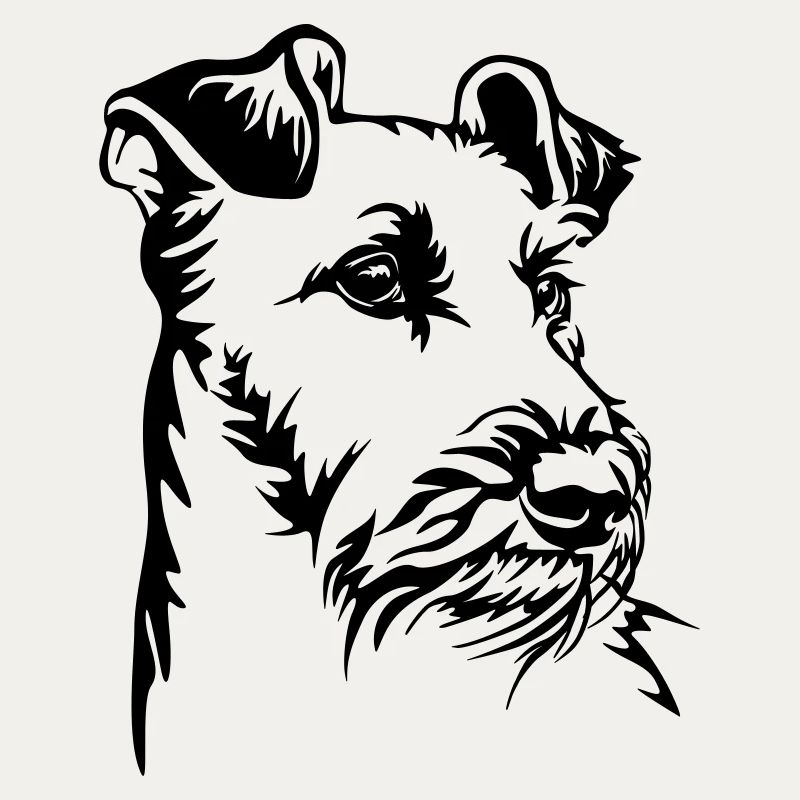 Irish Terrier head