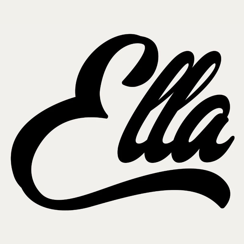 Nom Ella Abstrait couleur explosion impression