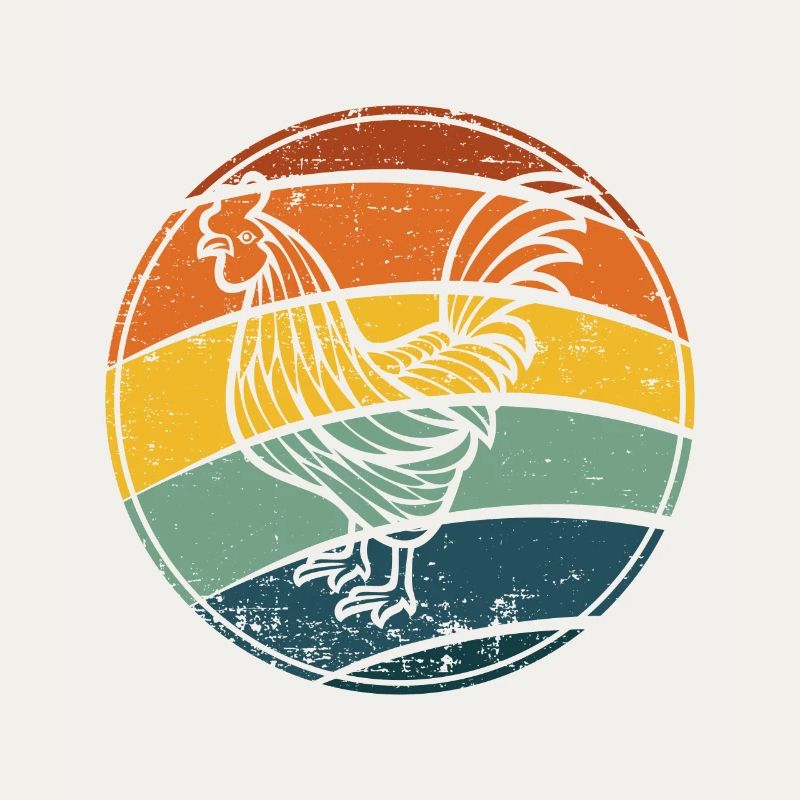 Rooster chicken hen