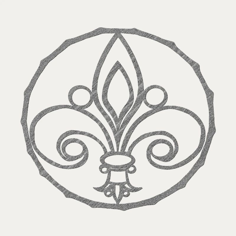 wappensymbole, fleur de lys Relief