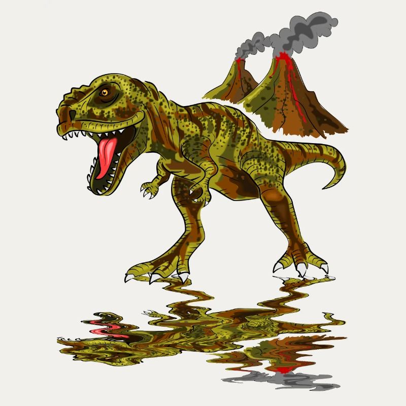 Dinosaur Volcano