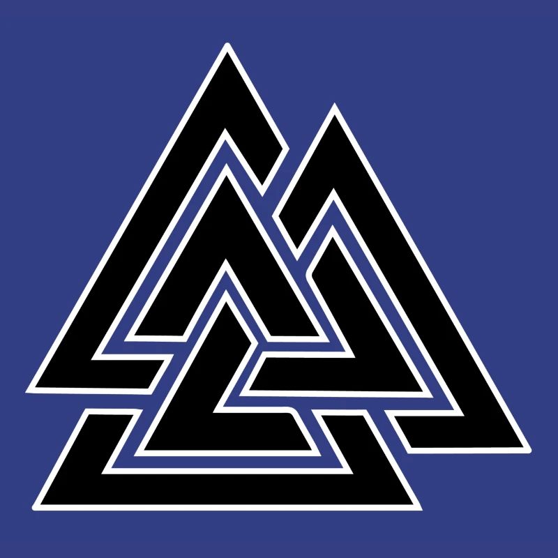 Triangular intertwined pattern