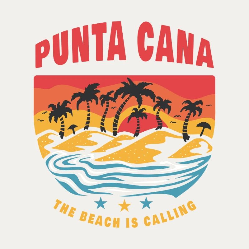 Conception de plage de Punta Cana