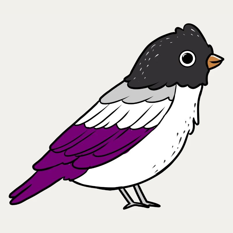 Asexueller Vogel Ace Pride