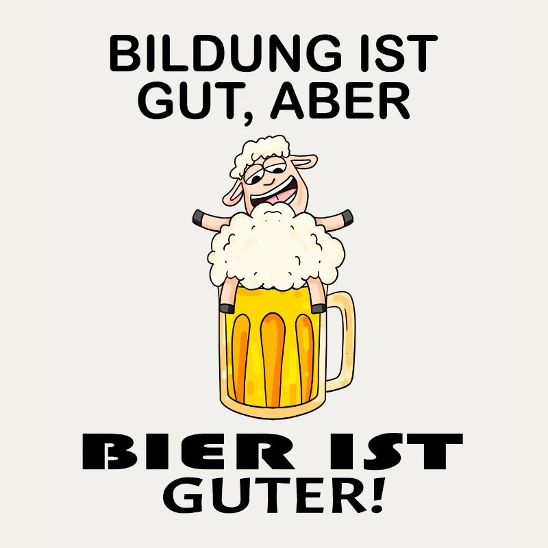 Lustiger Bier Spruch