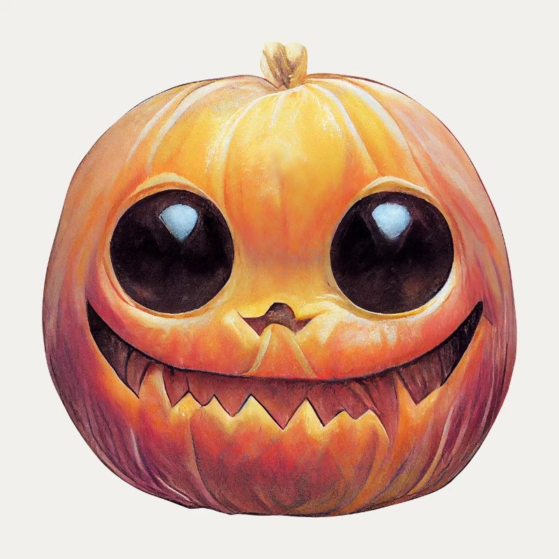 Pumpkin Head For Halloween