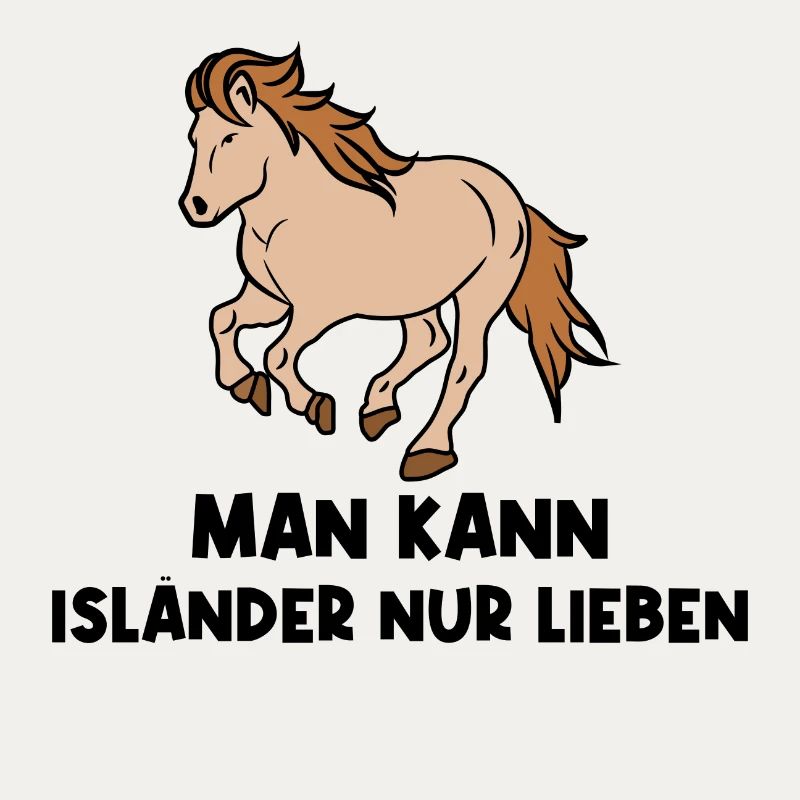 Islandpferde Statement Pferde Herz Galopp