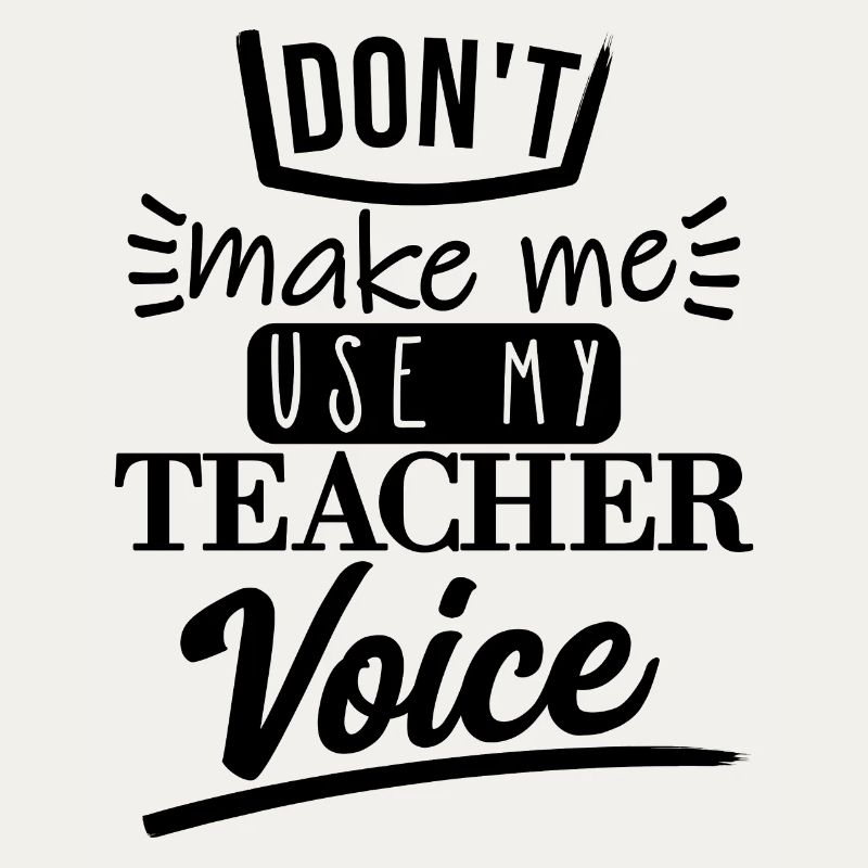 Don't Make Me Use It (black)