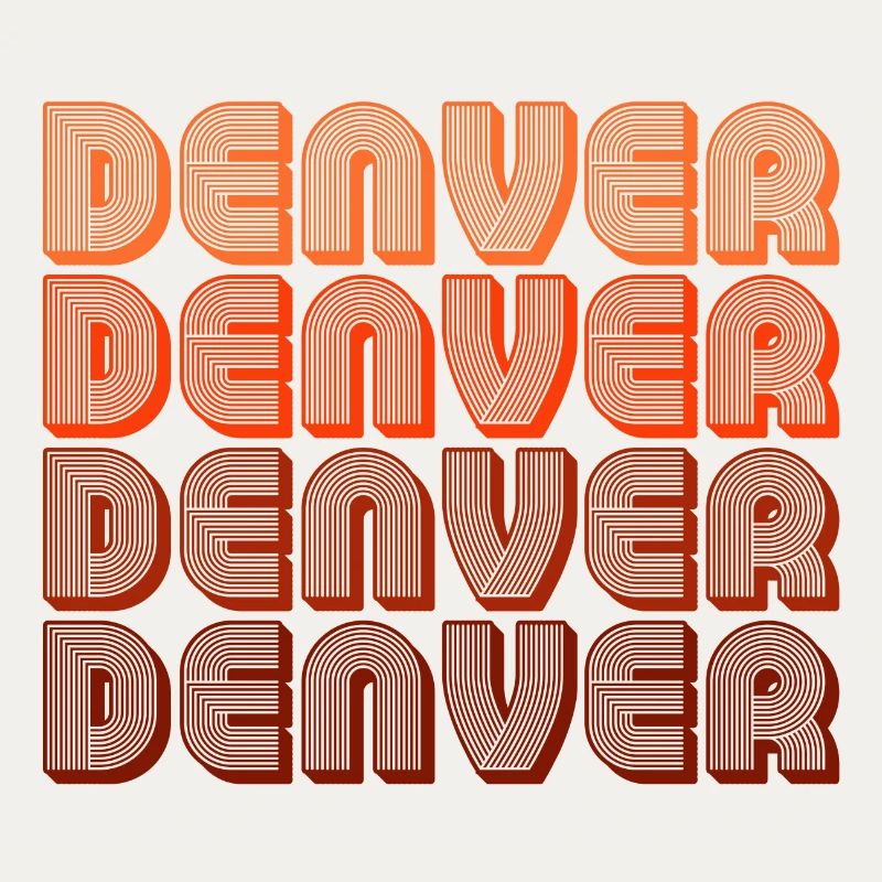 Modèle rétro Denver Gradient