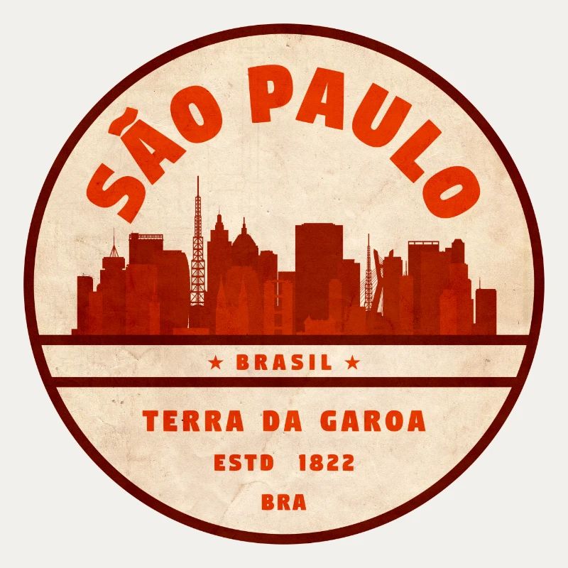 Silhouette de São Paulo 1822