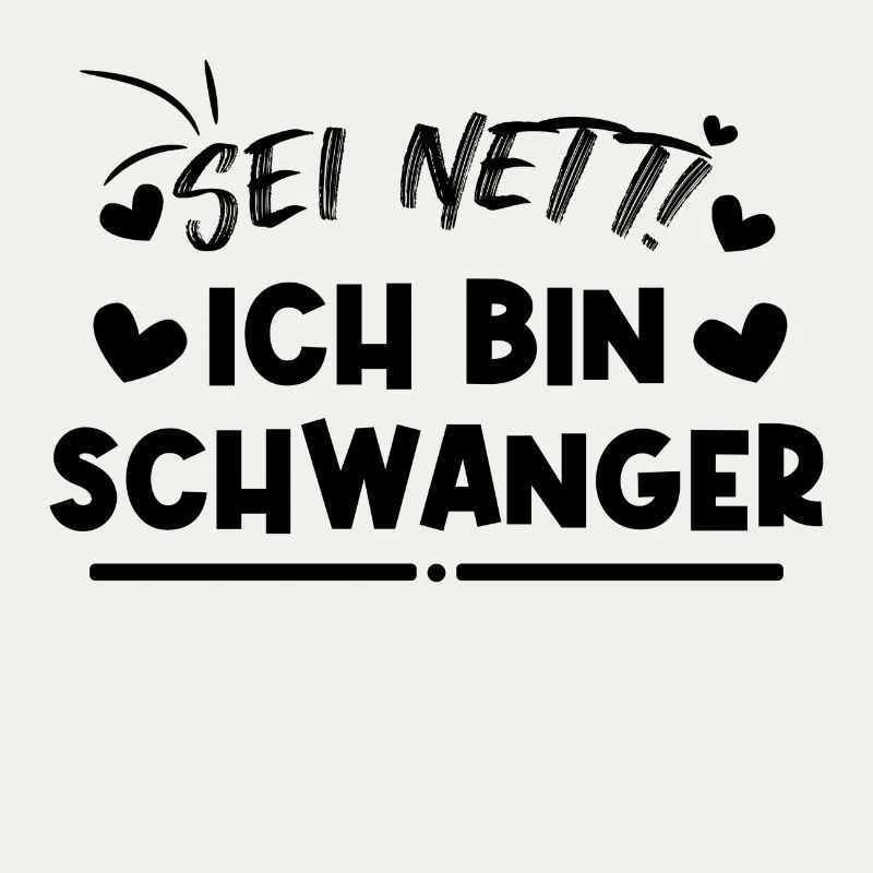 Schwanger Statement Herz Schwangerschaft Mutter