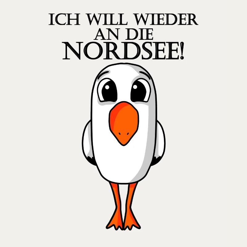Nordsee Plattdeutsch Spruch Moin Möwe