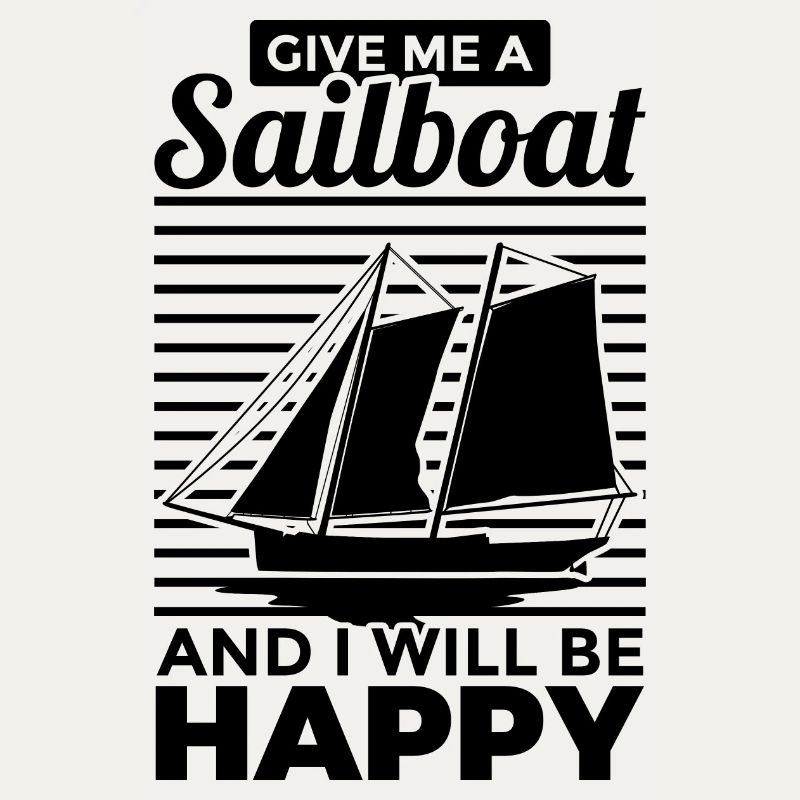 Gib mir ein Segelboot ich werd glücklich