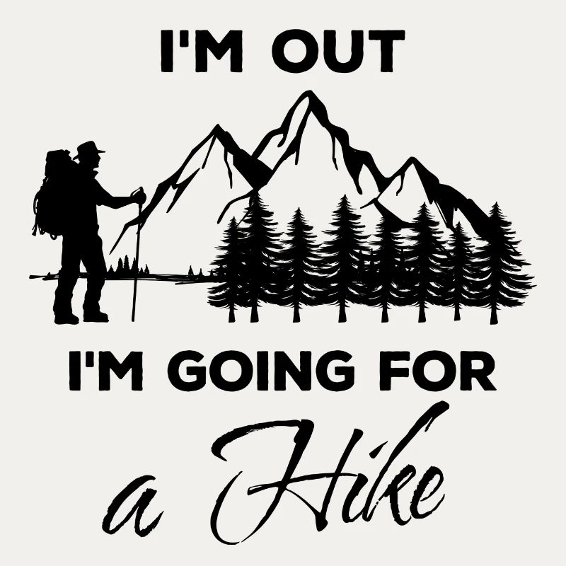 Hiking Statement Hikers Mountaineering Mountains Nature
