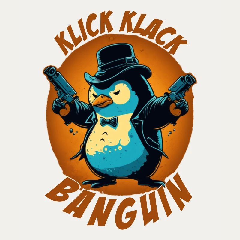 Click clack panguin penguin with guns