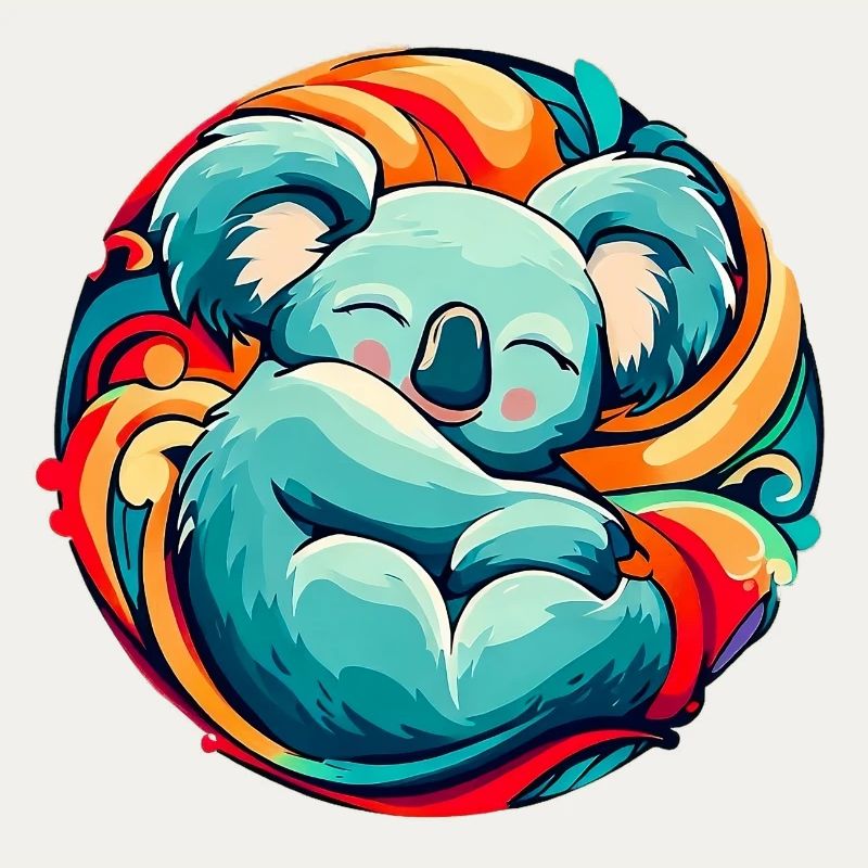 Koala schläft