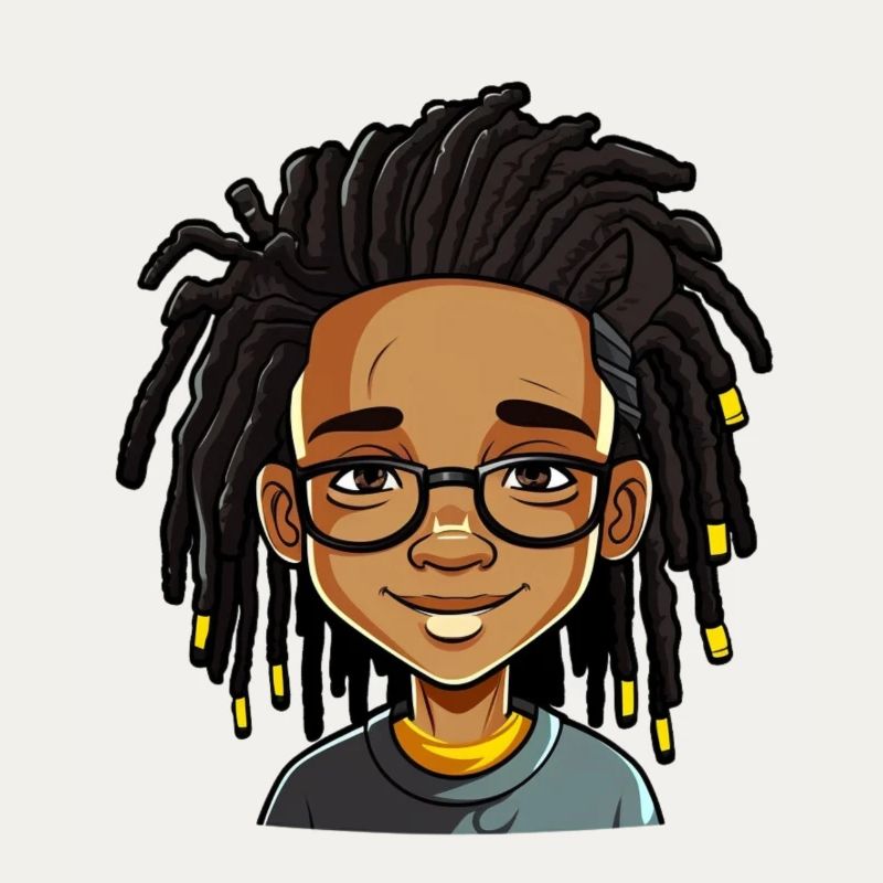 Des dreadlocks avec un visage amical