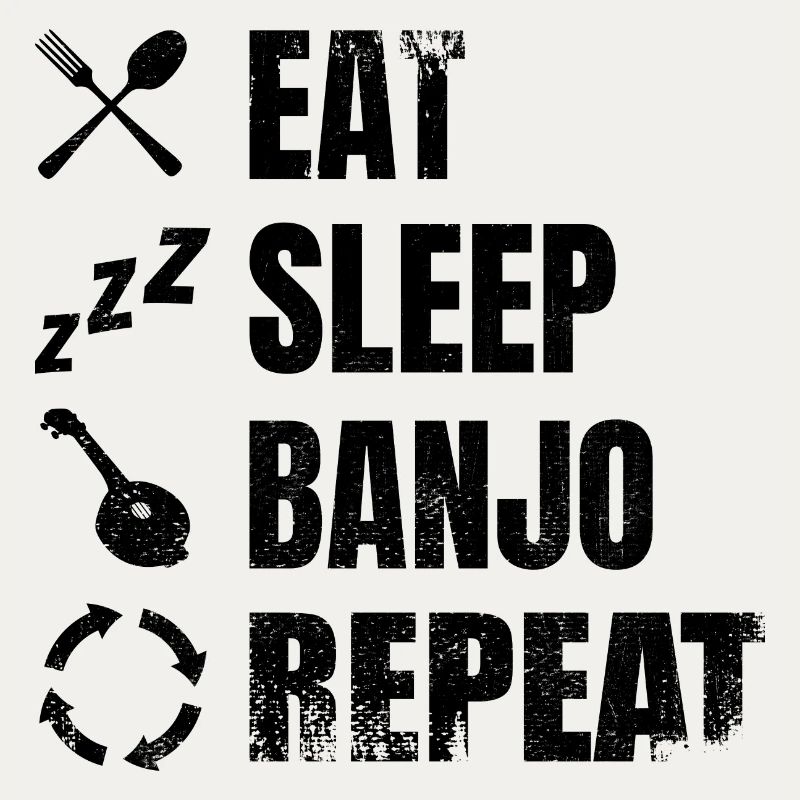 Banjo player daily routine