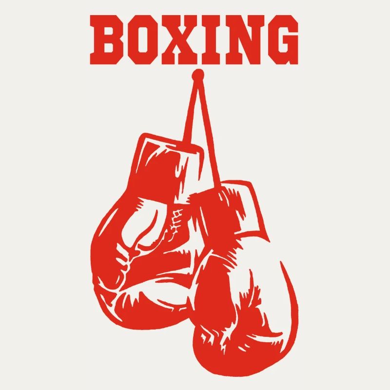 Gants de boxe rouges
