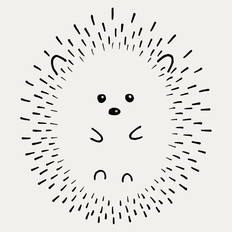 Hérisson Art au trait