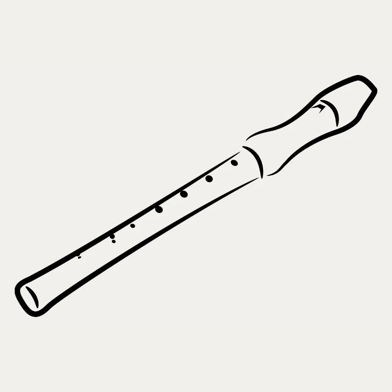 Dessin de flûte