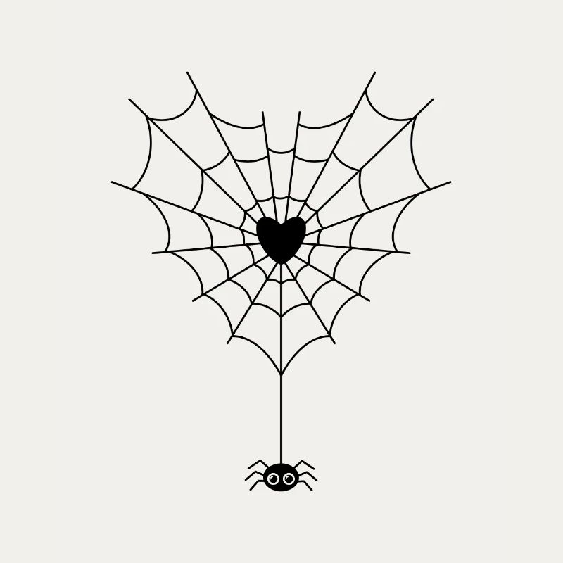 Spider in spider web