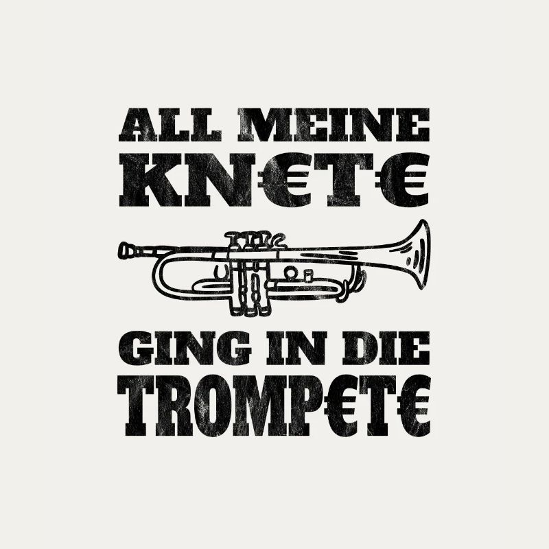 Teure Trompete Knete Klassik Klassik Musiker Jazz