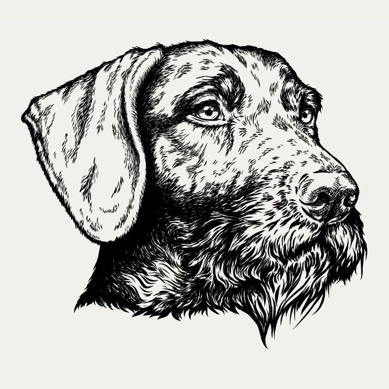 Deutsch Drahthaar Portrait