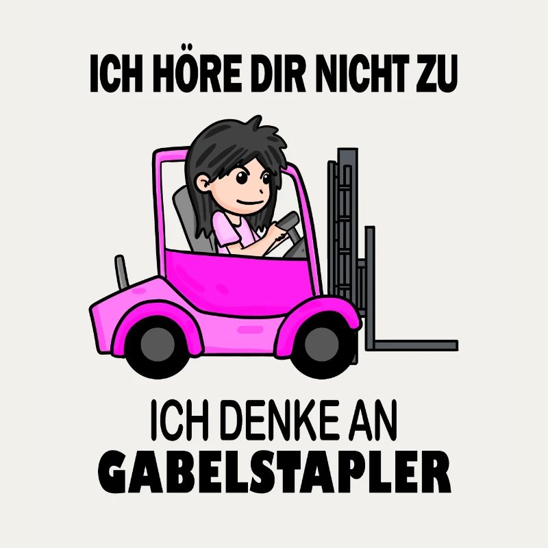 Staplerfahrerin Gabelstapler Lager Logistik Damen